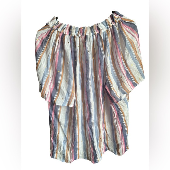Alex & Parker striped purple and pink blouse - Picture 3 of 5